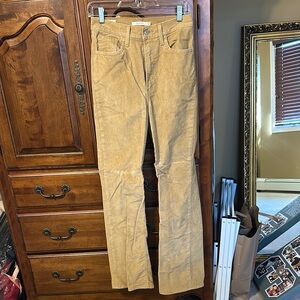 LEVIS Tan Corduroy Bootcut Pants